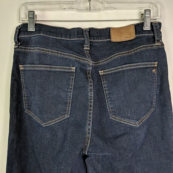 Madewell Flea Market Flare Dark Wash Jean Denim Size 29 E0394 31 Inseam - Picture 2 of 9